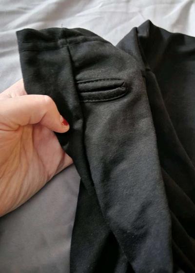 NWOT black LOVE funnelneck hoodie with paw print size XL - Thumbnail 3