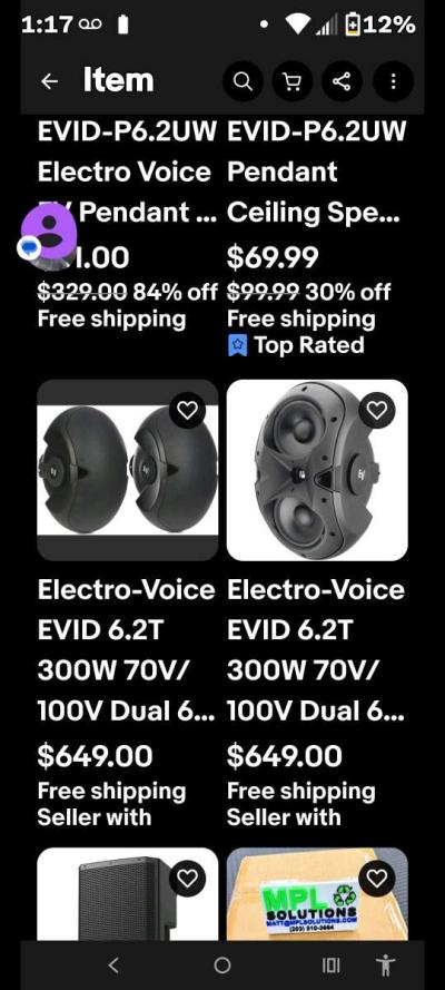 electro voice loud speakers 64 - Thumbnail 3