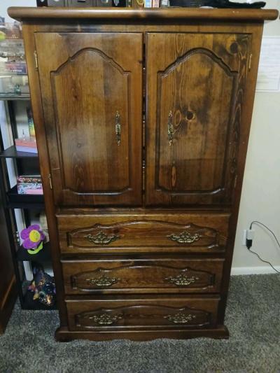 Ethan Allen Armoire and Dresser - Thumbnail 1