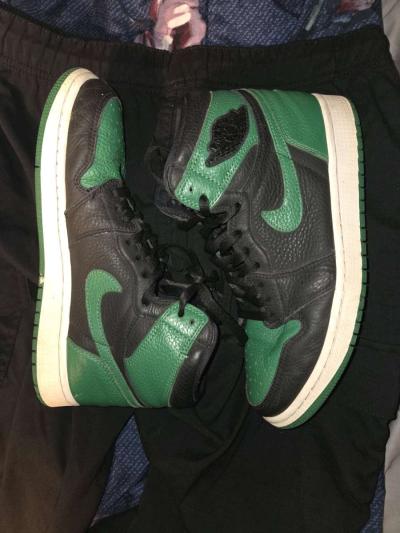 Jordan 1 Retro High og gs pine green - Thumbnail 4