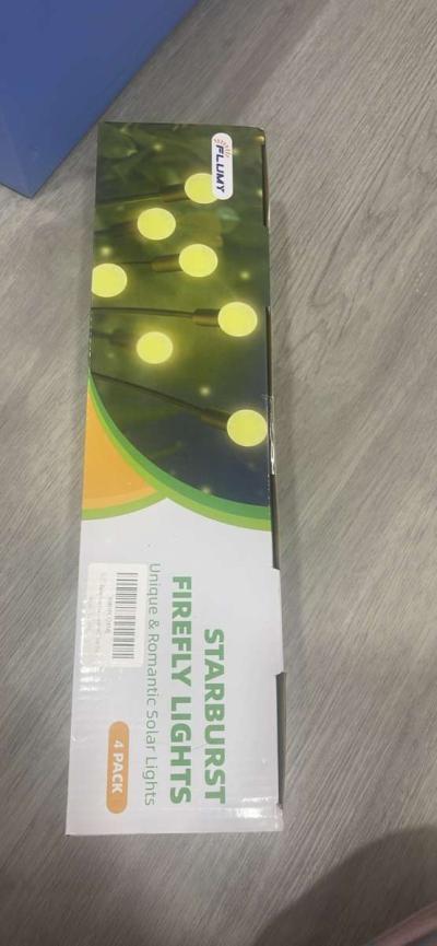 Flumy Solar Garden Lights Outdoor  4 Pack 32 LED