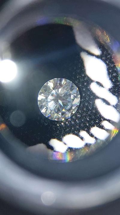 1ct d vvs1 moissanite with certificate - Thumbnail 2