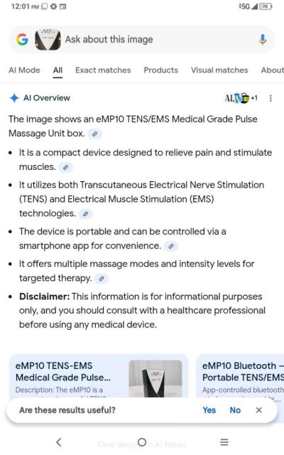 emp10 electro pulse body stimualator for pain - Thumbnail 1