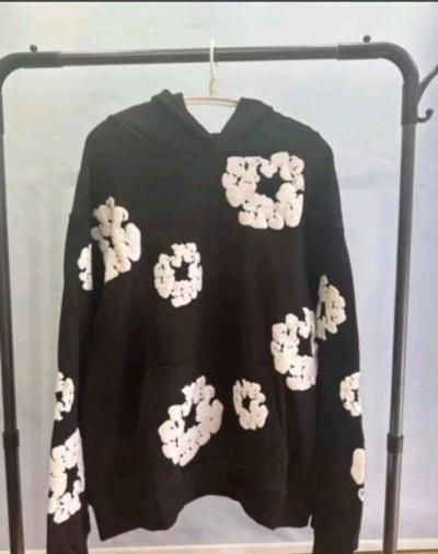 FREE SHIPPING USA ONLY Black denim hoodie size XL - Thumbnail 5