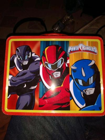 metal power rangers  lunch box - Thumbnail 2