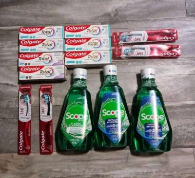 Colgate Total Toothpaste  Scope Mouthwash BUNDLE