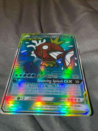 magikarpWailord GX Holo pokemon Card new condition - Thumbnail 3