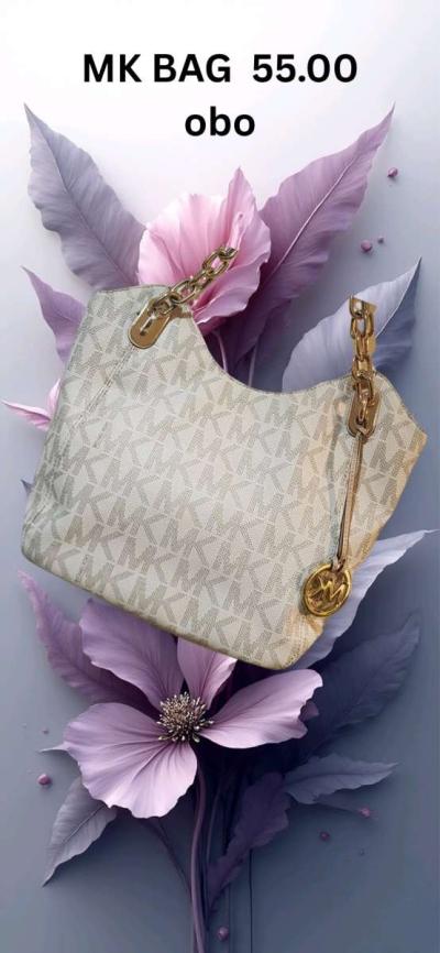 Mk bag beige cream