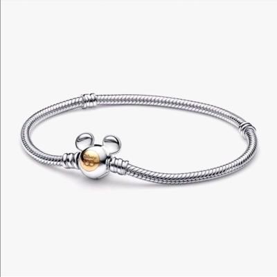Pandora Disney Mickey 100th Anniversary 7in Chain Bracelet - Thumbnail 5