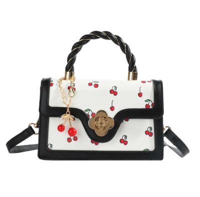 Multicoloured cherry crossbody bag with detachable strap cro - Thumbnail 4