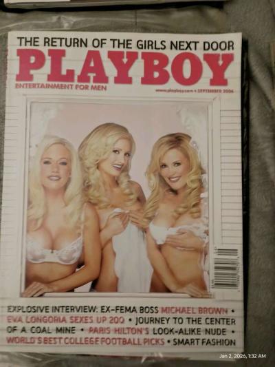 2007 vintage Playboy magazines new n used still in plastic - Thumbnail 5
