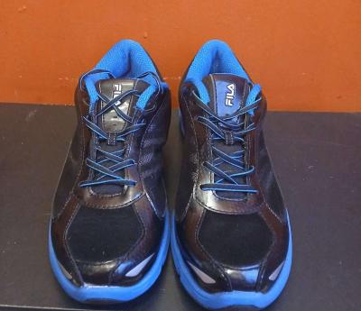 Fila black and blue tennis shoes size 7 men - Thumbnail 1