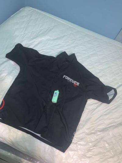 Forever designer button down graphic tee - Thumbnail 4