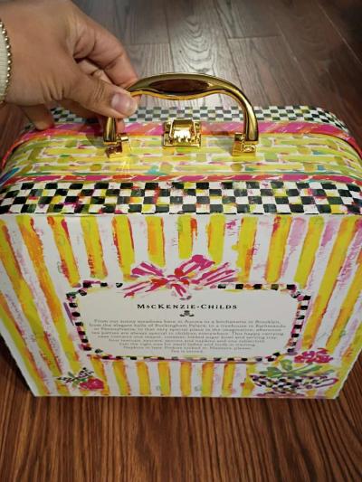 Mackenzie Childs teas set and travel case Childs Collection - Thumbnail 4