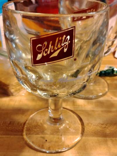 Schlitz Beer Goblets - Thumbnail 2