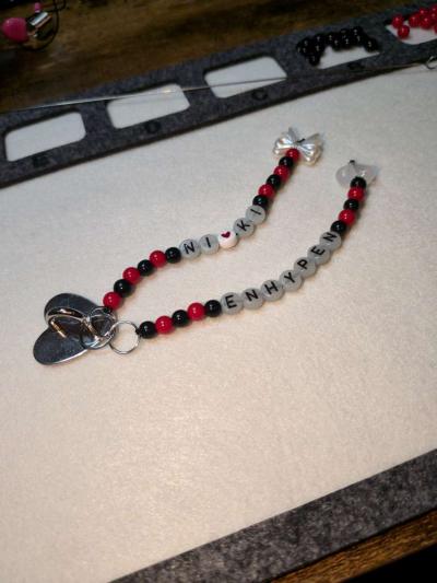 Handmade Enhypen inspired cell phone charm NiKi Ver - Thumbnail 1