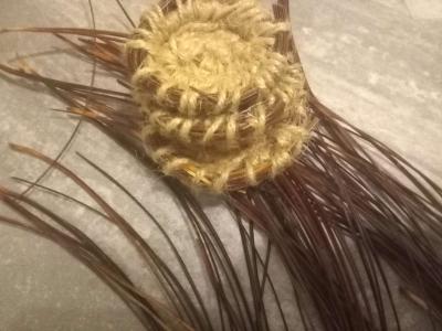 homemade jewelry order made out of pine needles and thread - Thumbnail 2