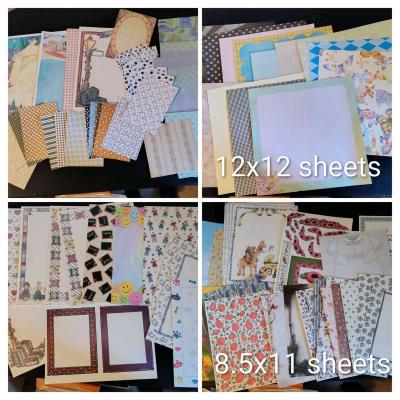 scrapbook paper lot - Thumbnail 2