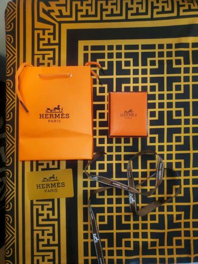 Hernes Gold Necklace with Pink Bag Pendant - Thumbnail 4