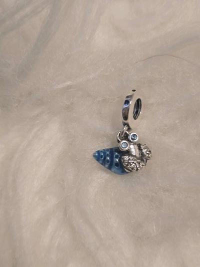 Glowinthedark Hermit Crab Dangle Charm for Pandora bracelet - Austin, Texas