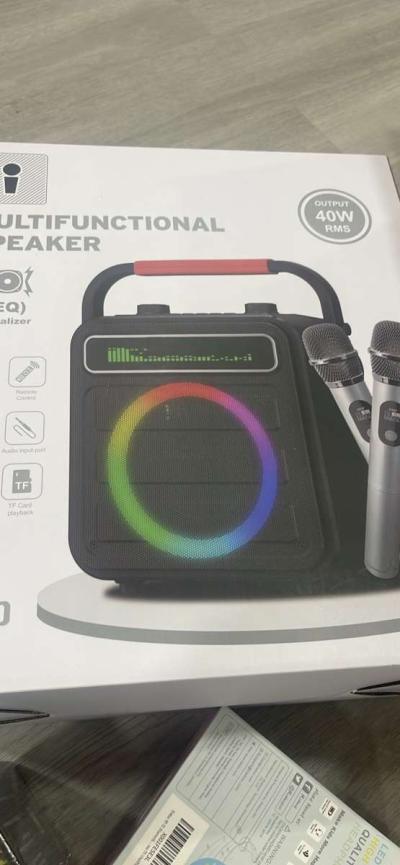Karaoke Machine 2 Wireless Microphones