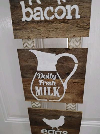 Farmhouse Wooden Kitchen Wall Sign - Thumbnail 4