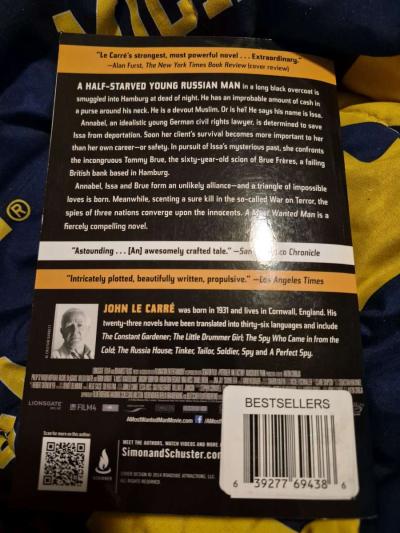 BRAND NEW copy of A MOST WANTED MAN by John Le Carre - Thumbnail 2