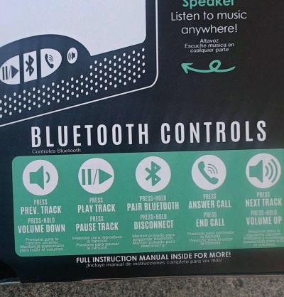 Bluetooth speaker Shower Mirror with Lights  Bluetooth Speak - Thumbnail 3