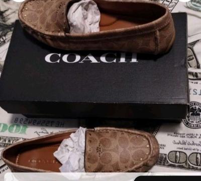 Coach leather shoes