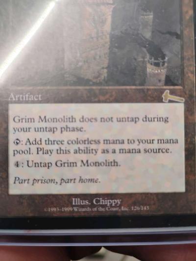 Grim Monolith 2 magic card - Thumbnail 3