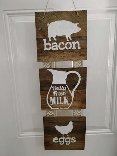 Farmhouse Wooden Kitchen Wall Sign - Thumbnail 2