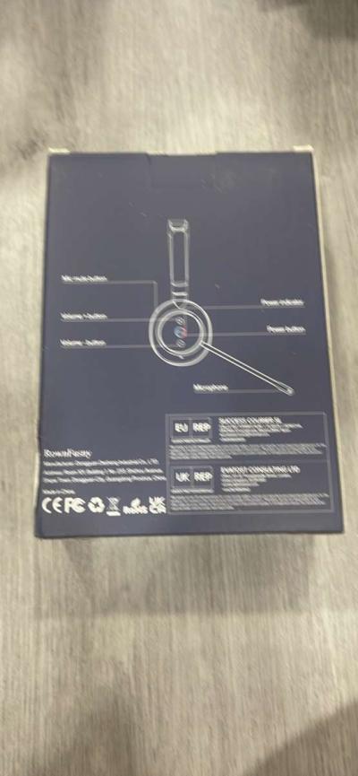 Bluetooth Headphones with Mic for WorkBlack - Thumbnail 2