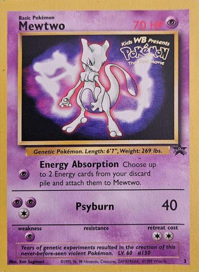 Pokmon Trading Card Game Mewtwo Black Star Promo 3 - Houston, Texas