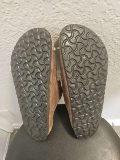 Birkenstock Arizona Fur Shearling Sandals - Thumbnail 6