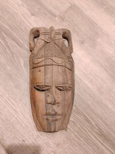 HandCarved Wooden Masks  Large Statement Wall Art Numbered - Thumbnail 3