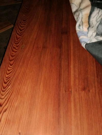 old growth redwood dining table seats 8 comfortably - Thumbnail 3