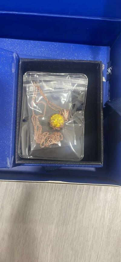 60 Carat 12mm Round Cubic Zirconia Pendant Necklace - Thumbnail 2