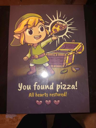 legend of zelda metal poster