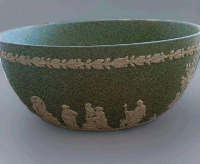 Wedgwood Sacrifice Bowl  Green Jasperware