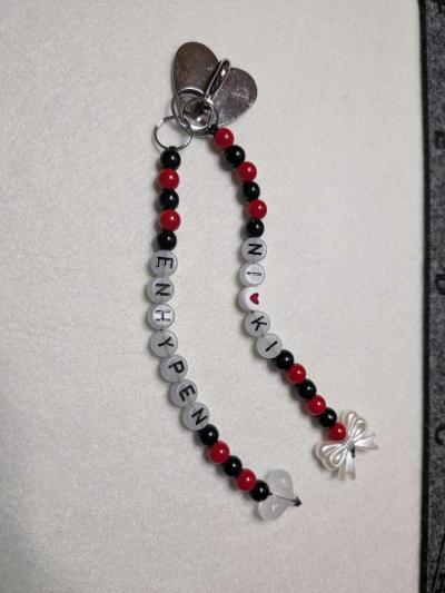 Handmade Enhypen inspired cell phone charm NiKi Ver - Thumbnail 2