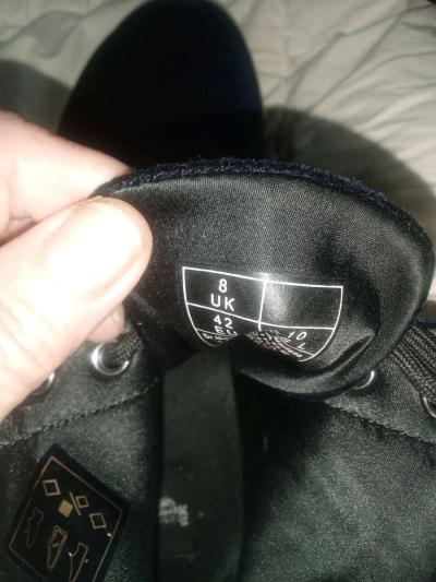 Dr martens blue velvet boots - Thumbnail 5