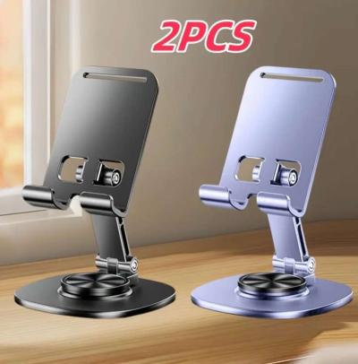 2pcs Folding Phone Stand AllMetal Phone  Tablet Stand 360Deg - Thumbnail 1