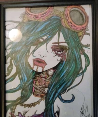 pictures shaded and colored with gel pens - Thumbnail 6
