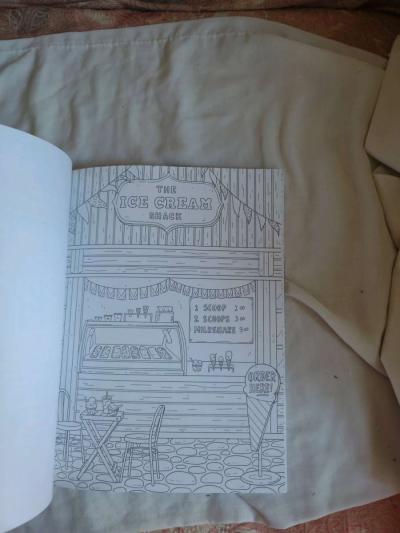 Creative Haven Storefronts coloring book - Thumbnail 3