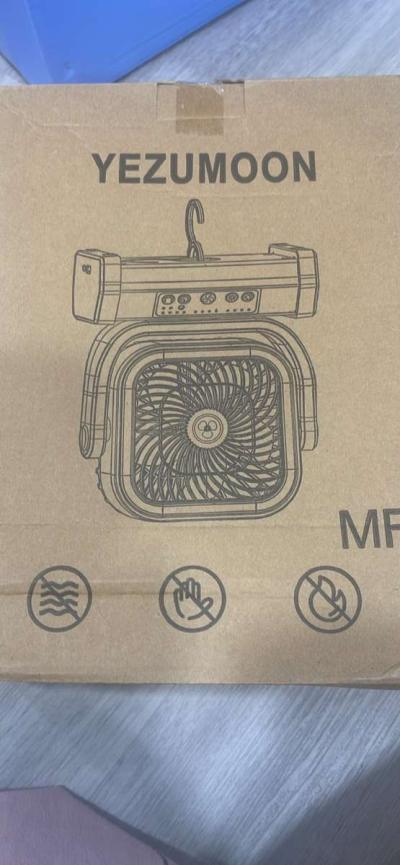 30000wAh LED Camping Fan with Remote 4 Speeds - Thumbnail 2