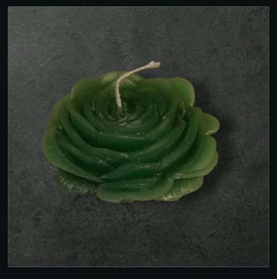 Green Rose Candle Set - Thumbnail 4