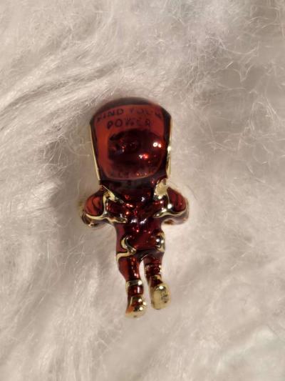 Marvel The Avengers Iron Man Charm 14k gold plating Pandora - Thumbnail 3