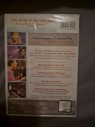 BRAND NEW SEALED Battlefield Of The Mind Joyce Meyer DVD - Thumbnail 2