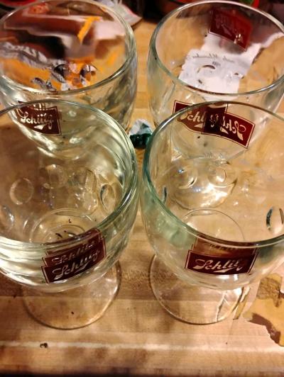 Schlitz Beer Goblets - Thumbnail 3