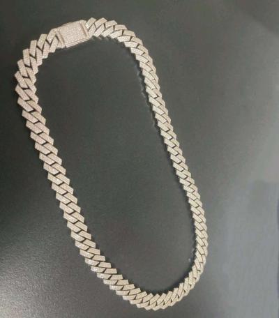 Brand New 12mm Moisainite Cuban Link 22 - Thumbnail 2